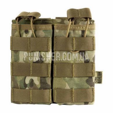 Подсумок OneTigris для двух магазинов, Multicam, Molle, AR15/М4, M16, HK416, Для плитоноски, .223, 5.45, 5.56, Нейлон