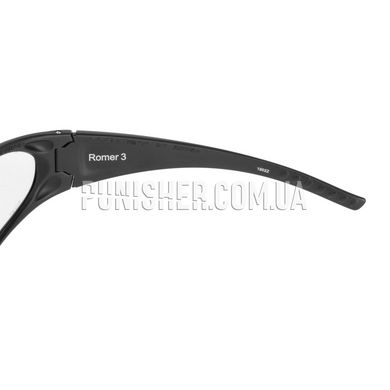 Wiley X Romer 3 Ballistic Sunglasses with 2 Lens, Black, Transparent, Smoky, Goggles