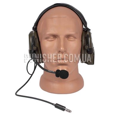 Peltor Comtac I Headset (Used), Olive, Headband, 20, Comtac I, 2xAA