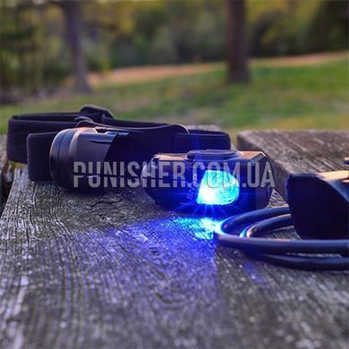 Фонарь Princeton Tec Snap RGB, Черный, Налобный, Батарейка, Синий, Зеленый, Белый, Красный, 300