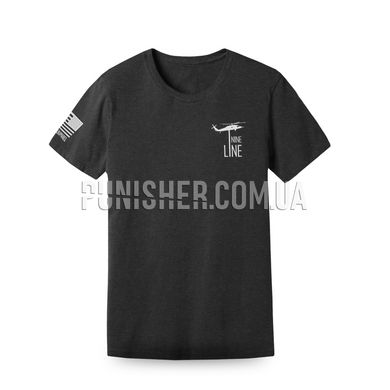 Nine Line Apparel American Flag Schematic T-Shirt, Black, Small