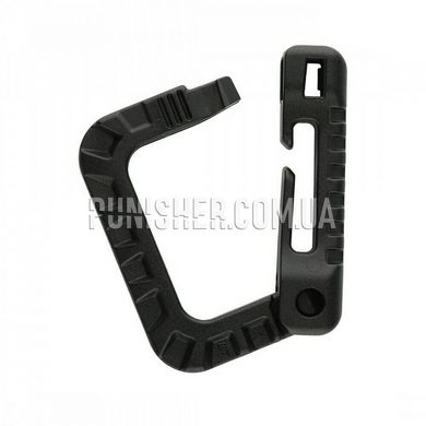 M-Tac Grimloc Plastic Carabiner, Black, Plastic