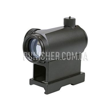 T1 red dot sight replica with QD mount and low mount, Черный, Коллиматорный