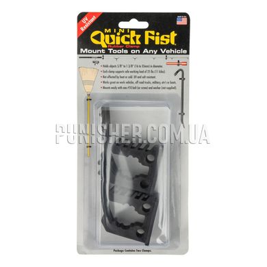 Quick Fist Mini Clamp 2 pcs, Black, Accessories