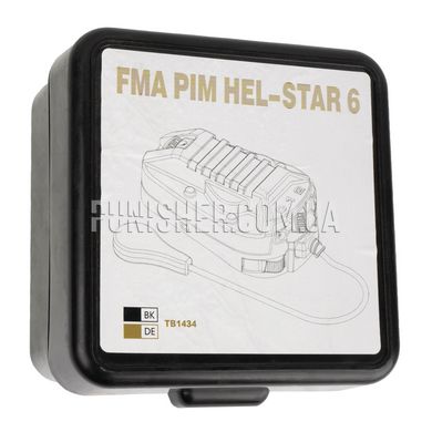 FMA PIM HEL-STAR 6 Helmet Light with Shock Sensor, Black, White, IR, Red