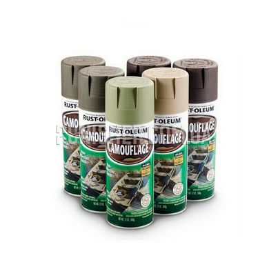 Набор камуфляжных спрей-красок Rust-Oleum Camouflage Spray Paint, Camouflage, Краска для оружия