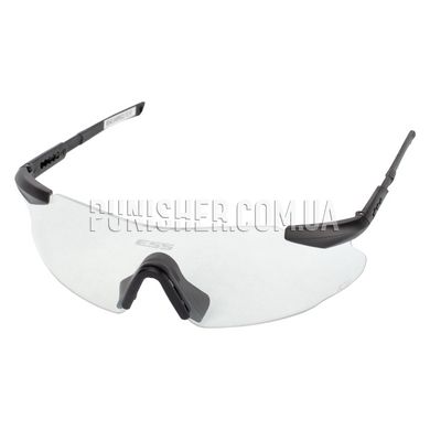 ESS Ice 2X Tactical Eyeshields Kit Clear & Smoke & Hi-Def Copper Lens, Black, Transparent, Smoky, Copper, Goggles