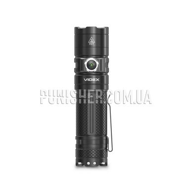 Портативный светодиодный фонарик Videx A355C 4000Lm 5000K, Черный, Ручный, Аккумулятор, 4000