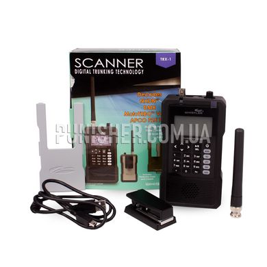 Whistler TRX-1 Handheld Digital Scanner Radio, Black, Scanner, 25-54, 108-174, 216-300, 406-512, 764-782, 791-797, 806-869, 894-1300