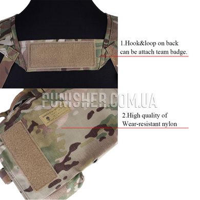 Emerson UW Gen V Split Front Chest Rig, Multicam, Chest Rigs