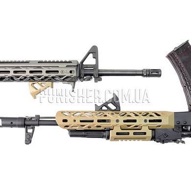 KPYK CRC 9044 Small Angled Foregrip with M-LOK Mounting, Black, M-Lok, Angled foregrip