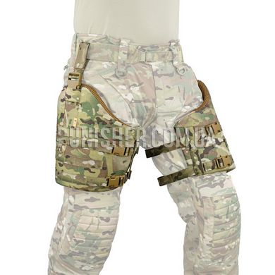 M-Tac Thigh Protection with Ballistic Package Class 2, Multicam, Hip protection, 2, All Size, Ultra high molecular weight polyethylene