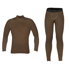 Beyond A1 Aether Thermal Underwear Set, Coyote Brown, Medium Long