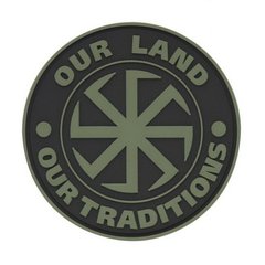 M-Tac Our Land - Our Tradititions PVC Patch, Olive, PVC