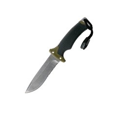 Gerber Ultimate Fixed Blade Knife, Green, Knife, Fixed blade, Half-serreitor