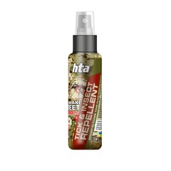 Репеллент-спрей от насекомых HTA MAXI DEET 100% Tick & Insect Repellent 100 ml, Прозрачный