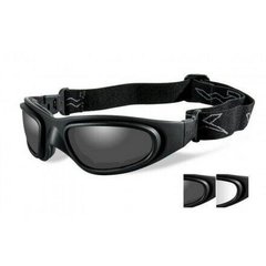 Wiley-X SG-1 Safety Sunglasses, Black, Smoky, Goggles