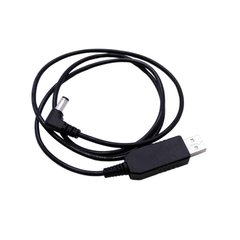 Зарядний кабель USB для радіостанції Baofeng, Чорний, Радіостанція, Інше, Kenwood/Baofeng