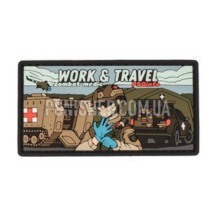 Патч PSDinfo &laquo;Work and Travel Combat Medic&raquo; ПВХ, Olive, Медик, ПВХ, Нет