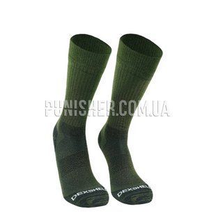 Dexshell Terrain Walking 2.0 Socks, Olive, 39-42, Demi-season