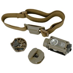 Ліхтар Streamlight Sidewinder Compact II з кріпленнями, Coyote Brown, Нашоломний, Батарейка, Синій, Білий, Інфрачервоний, Червоний, 55