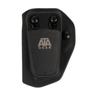 ATA Gear Pouch ver.2 For PM/PMR/PM-T Magazine, Black, 1, Clips, ПМ, For belt, 9mm, Kydex