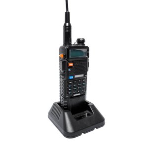 Радіостанція Baofeng UV-5R з посиленим акумулятором, Чорний, VHF: 136-174 MHz, UHF: 400-520 MHz