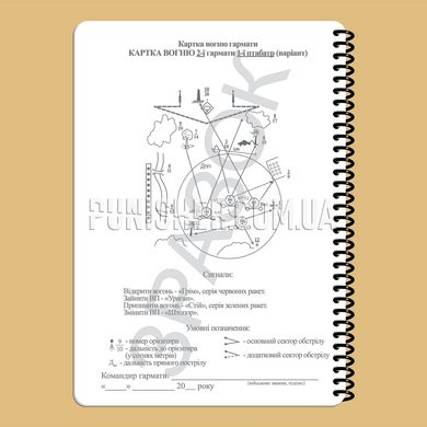 Всепогодний блокнот ECOpybook All-Weather Artillery A5 Документація Командира Гармати, Білий, Блокнот