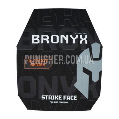 Bronyx Medium 3 class ULTIMATE Armor Plate Set, Black, Armor plates, 3, Medium, Ultra high molecular weight polyethylene