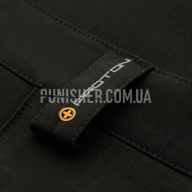 M-Tac Tactical Proton Flex Rip-stop Black Trousers, Black, X-Small Regular