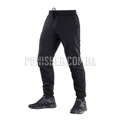 M-Tac Stealth Cotton Black Pants, Black, Small Regular