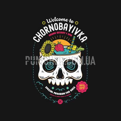 Dubhumans "Chernobaevka" T-shirt, Black, X-Small