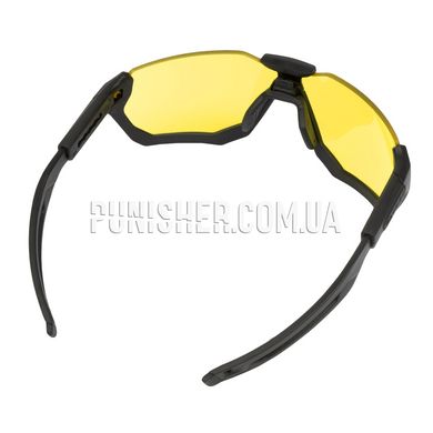 Revision SlingShot Sunglasses 3 Lens Kit (Clear/Smoke/Yellow), Black, Transparent, Smoky, Yellow, Goggles