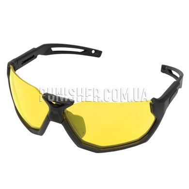 Revision SlingShot Sunglasses 3 Lens Kit (Clear/Smoke/Yellow), Black, Transparent, Smoky, Yellow, Goggles