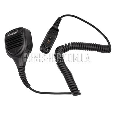 ACM microphone Speaker Mic for Motorola DP 4400 radio, Black