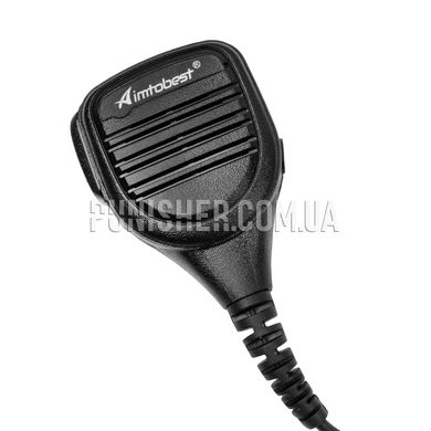ACM microphone Speaker Mic for Motorola DP 4400 radio, Black