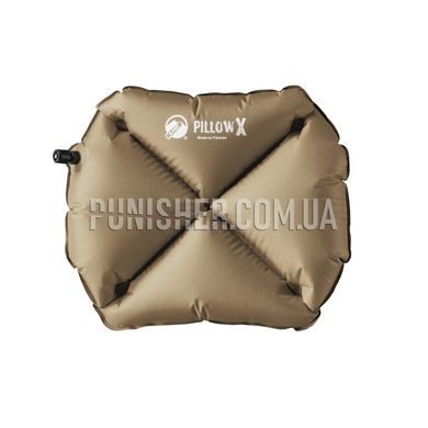 Надувная подушка Klymit X Pillow, Coyote Tan, Аксессуары