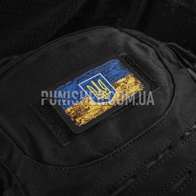 Нашивка M-Tac Флаг Украины с гербом винтаж (80х50 мм), Желто-синий, Cordura