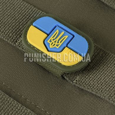 Нашивка M-Tac MOLLE Patch Флаг Украины с гербом PVC, Желто-синий, ПВХ