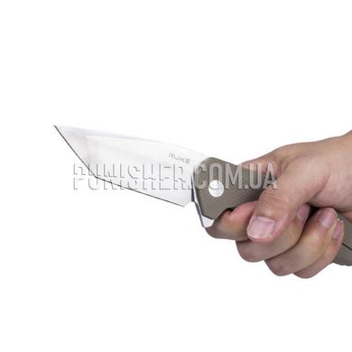 Ruike P138 Folding Knife, Brown, Knife, Folding, Smooth