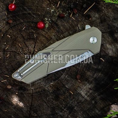 Нож складной Ruike P138, Коричневый, Нож, Складной, Гладкая