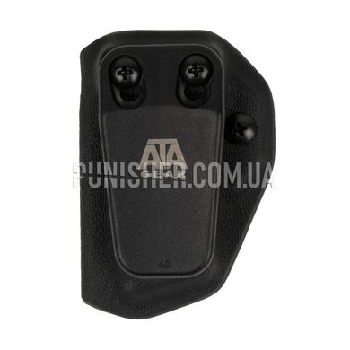 ATA Gear Pouch ver.2 For PM/PMR/PM-T Magazine, Black, 1, Clips, ПМ, For belt, 9mm, Kydex