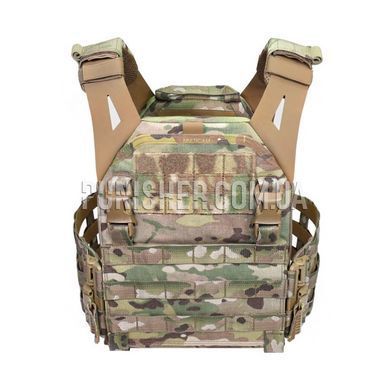 Плитоноска WAS LPC V2 DFP з підсумком під 3 магазини M4, Multicam, Medium