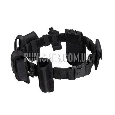 Ремінь Rothco Deluxe Modular Duty Belt Rig із комплектом підсумків, Чорний