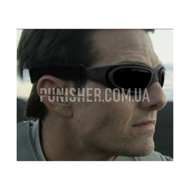 Wiley-X SG-1 Safety Sunglasses, Black, Smoky, Goggles