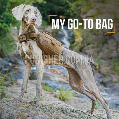 Тактичний рюкзак OneTigris K9 Hoppy Camper Dog Pack 2.0 для собак, Coyote Brown, Large