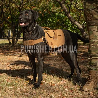 Тактический рюкзак OneTigris K9 Hoppy Camper Dog Pack 2.0 для собак, Coyote Brown, Large