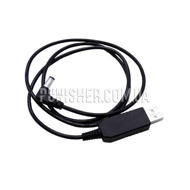 Зарядный кабель USB для радиостанции Baofeng, Черный, Радиостанция, Другое, Kenwood/Baofeng