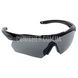 Комплект баллистических очков ESS Crossbow 2x Ballistic Eyeshields Kit Clear & Smoke Gray Lens 2000000102474 фото 7