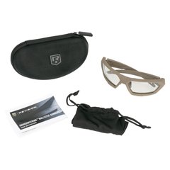 Revision ShadowStrike Ballistic Sunglasses with Photochromic Lens, Tan, Photochromic, Goggles